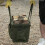 Campingopbevaringspose med håndtag, armygrøn, 1-pak 4