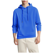Herren-Fleece-Hoodie – Warmes, langärmeliges Sweatshirt in Unifarbe mit Taschen für Outdoor-Aktivitäten und Freizeit.