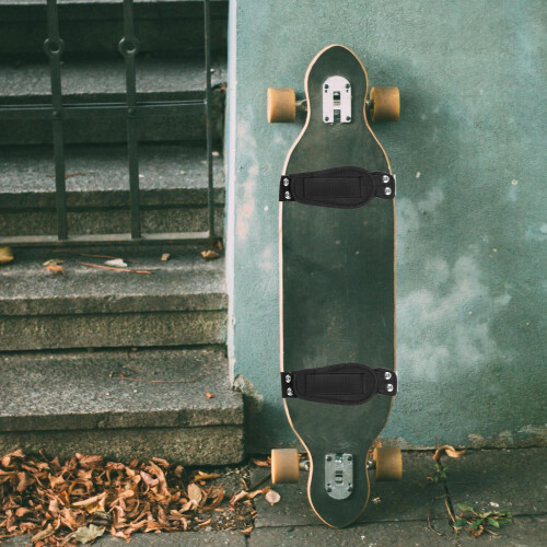 1 ζεύγος ιμάντας ποδιού για skateboard από κράμα νάιλον για ηλεκτρικό skateboarding και 1