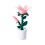 Blocs de construction tulipe et rose avec veilleuse rose 5,5 x 3,1 3