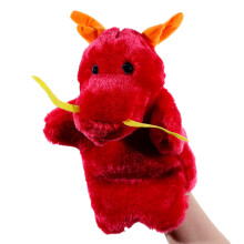Fantoche de mão de animal – Pelúcia macia, lavável, ideal para crianças e adultos, 25x15x5cm, enchimento de algodão PP, peça única