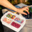 Boîte à bento pour conserver les aliments, avec plusieurs compartiments 5