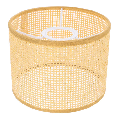 Σκίαστρο επιτραπέζιας λάμπας από υφαντό rattan για διακόσμηση σπιτιού 1