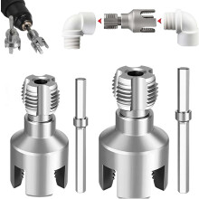 Pipe Threading & Tapping Tools – Internal/External, PVC, 1/2" & 3/4", Angle Bolt Repair Tools