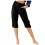 Damen-Hose mit weitem Bein, hoher Bund, gerader Schnitt, Freizeithose 1