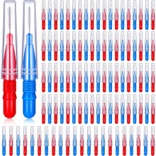 , 100 sztuk szczoteczki międzyzębowej, wykałaczki, główka do nici dentystycznej, narzędzie do czyszczenia zębów, nić dentystyczna, higiena