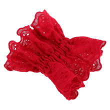 Scrunchies Dearg OUNONA Ceangail Gruaige Lása Dúbailte Sraith Bandaí Gruaige Scrunchies Gruaige Leaisteacha Sealbhóirí Eireaball Capaillíní do