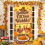Κάλυμμα πόρτας Happy Fall – Φόντο για την Ημέρα των Ευχαριστιών 71x35" με κολοκύθα, 8