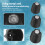 3Pcs Shower Knob Handle Easy Install Rustproof Bathtub Faucet Handle Replacement Include Hot Cold and Diverter for Bathroom 4