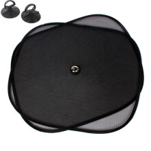 2Pcs Foldable Auto Car Side Window Mesh Sun Shade Visor Anti-UV Cover Shield