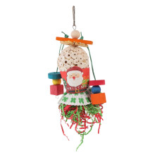 Parrot Cage Shredding Toy Foraging Hanging Loofah Grinding Stick Bird Chew Toy