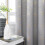 Blackout Curtains Moroccan Gold Pattern Thermal Grommet Top 1