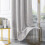 Blackout Curtains Moroccan Gold Pattern Thermal Grommet Top 4