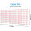 Stor gaming musemåtte med pink ternet plade, 80x30 cm 3