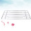 OUNONA Eisengrill mit Drahtgitter, 25,5 x 15 x 1,5 cm 6