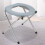 Chaise percée pliante en acier portable, capacité de 100 kg 4