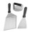 FRCOLOR Smasher Spatulas Barbecue Tool Set 31.50X13.00X1.00CM 6