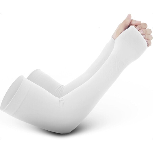 UV-Schutz-Kühl-Armstulpen mit Daumenlöchern