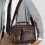 Ανδρική Τσάντα Laptop Crossbody από Υφασμάτινο Δέρμα 29x20x7cm 4