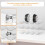 3-Tier Stackable Wine Rack, Countertop or Floor, Sturdy & Durable, Compatible with Standard Bottles 5