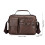 Ανδρική Τσάντα Laptop Crossbody από Υφασμάτινο Δέρμα 29x20x7cm 6