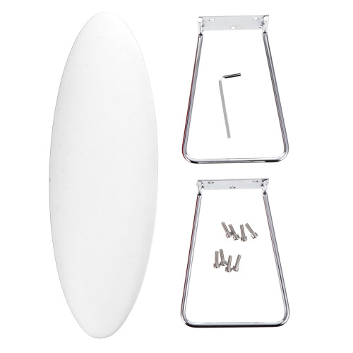 3St Wit Manicure Arm Rest Met Comfortabele Microvezel Handsteun