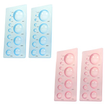 16Pz Strumenti Paper Quilling ABS Stampo Mezza Sfera DIY