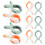 30Pcs Portable Plastic Towel Clips for Pool and Beach Chairs Assorted 1