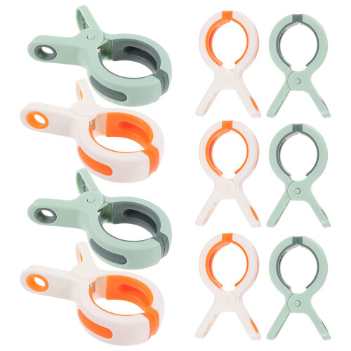 30Pcs Portable Plastic Towel Clips for Pool and Beach Chairs Assorted