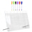 4Sets Transparent Acrylic Message Boards Desktop Memo Boards with Pen 1