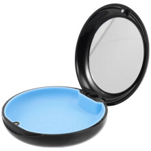 2Pz Porta Apparecchio Nero, Leggero E Con Specchio