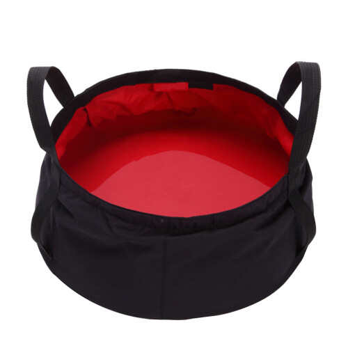 3Ud Cubeta Plegable Roja Resistente Camping Pesca Viaje