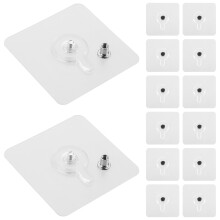 40Pz Ganci A Adesivi Senza Foratura ABS Per Decorazioni Casa