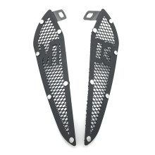 Motorcycle Fuel Tank Air Intake Mesh Inlet Decorative Guard Cover for MT03 MT-03 2020 2021 Black