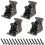 Self-locking folding hinge - BRAND - Model - Steel - 4 Pcs - 226 kg capacity 1