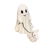 Haamukävelevän koiran patsas Halloween-koriste 10 tuumaa