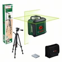 Bosch ristiinivel laser UniversalLevel 360 jalustalla (pystylaser + vaakalaser, mukaan lukien 360)