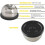 Stainless Steel Egg Piercer Tool for Boiled Eggs with Precise Shell Piercing and Easy Peeling Black 3
