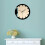 Retro träväggklocka rund hackspettdesign 30 cm 5