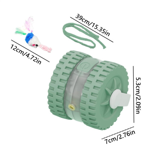 Μπάλα παιχνιδιού Laser για γάτες με επαναφορτιζόμενη αποφυγή εμποδίων 1