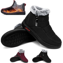 Women's Waterproof Snow Boots Non-Slip Sole Winter Warm Ankle Boots for Women for Outdoor Walking Hiking Cold Weather