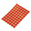 19mm Circles Round Code Stickers Self Adhesive Sticky Labels Red 1