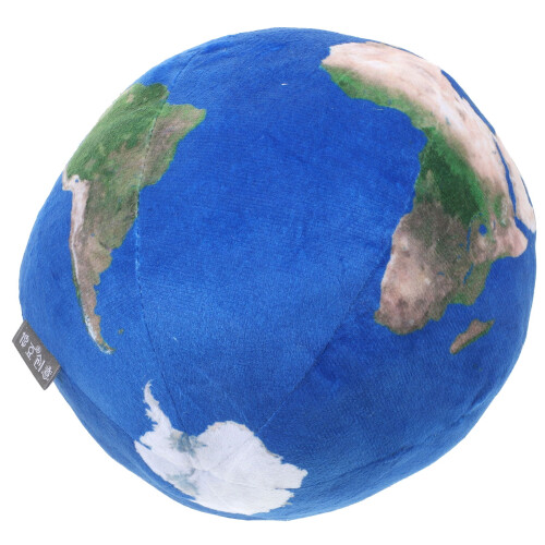 Almofada decorativa OUNONA com estampa de globo terrestre, macia e recheada, 45x45 cm (18x18 polegadas)