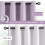 Lilac Blackout Curtains 52x72 in 2-Pack Light Purple 3