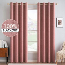Cuirtíní Línéadaigh Dusty Rose 52x72 Orlach 2 Phainéal