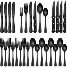 Stainless Steel Flatware Set Mirror Finish 24-Piece for 4