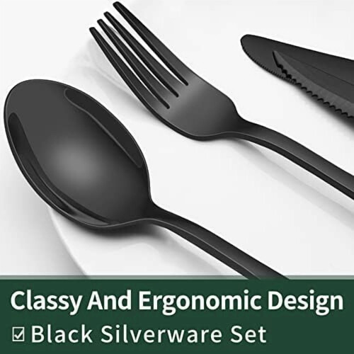 Stainless Steel Flatware Set Mirror Finish 24-Piece for 4 2