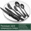 Stainless Steel Flatware Set Mirror Finish 24-Piece for 4 5