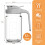 Glas-Einmachkrug (32 oz) mit Edelstahlfilter 3