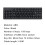 Teclado ergonômico para canhotos com duas portas USB 5